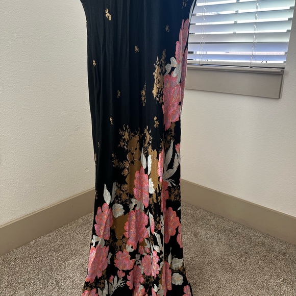 Free People Black Floral Maxi Dress - Picture 3 of 5